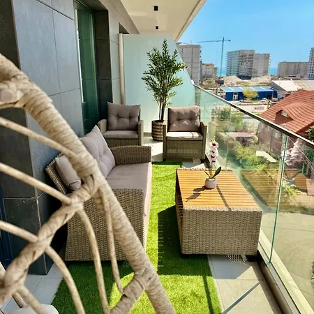 Aqua Vista Odyssey 3 Lux Cu Si Piscina Interioara Incalzita 30 Grade Apartman Năvodari